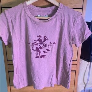 imogene + willie Mauve Short Sleeve Tee